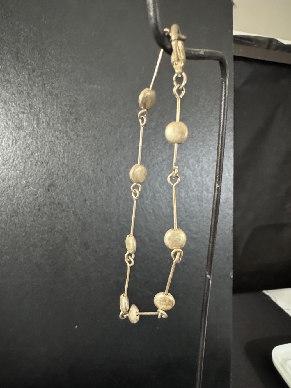 Gold Bead Link Bracelet - Women's Jewelry